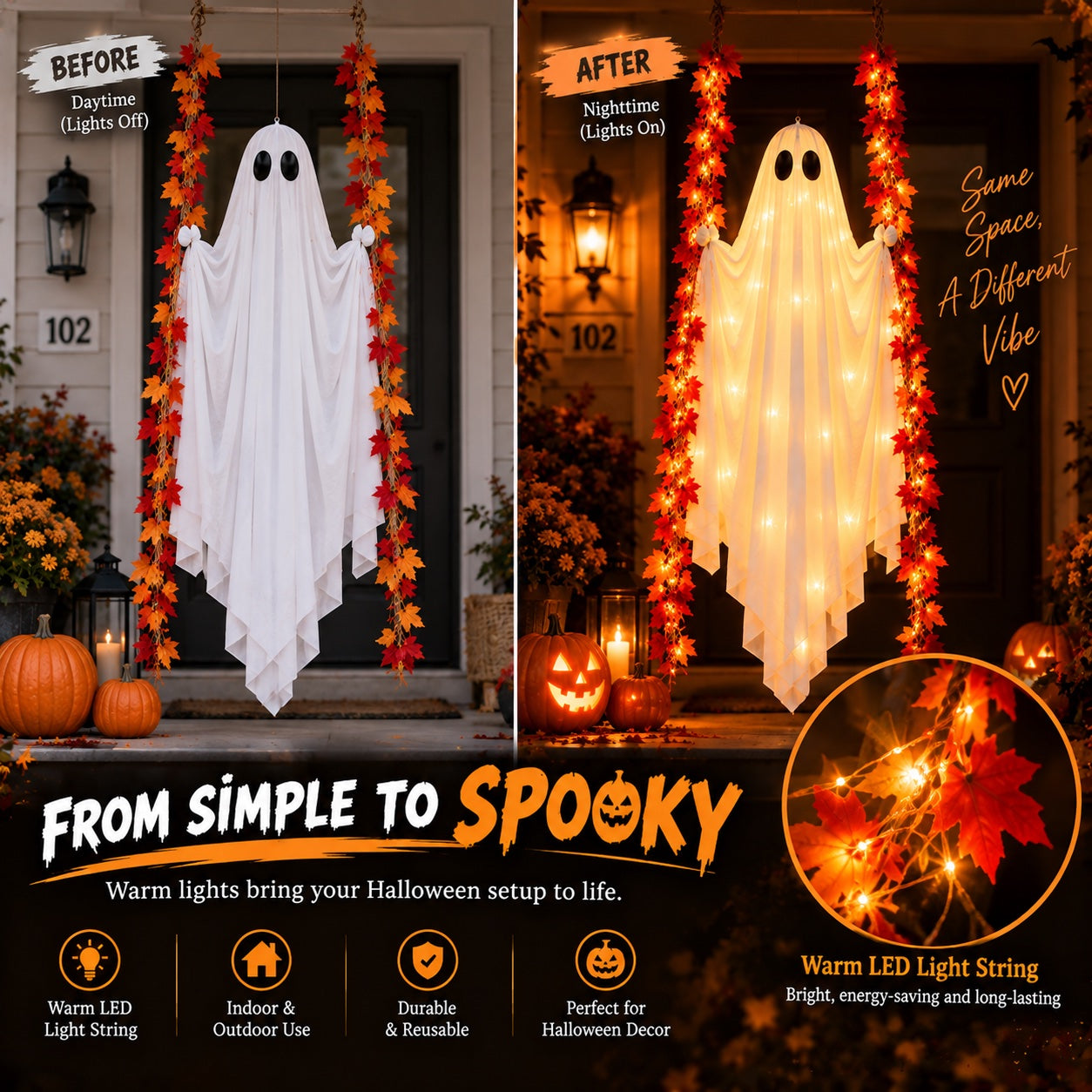 CLIQS Light-Up Swinging Ghost product image 5